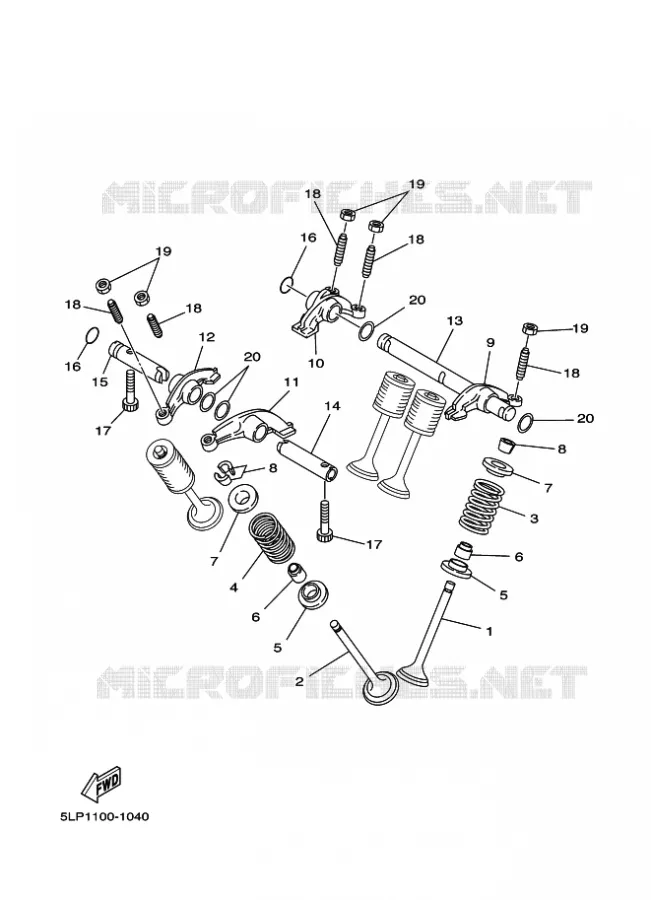 SOUPAPE Yamaha QUAD 660 2002 RAPTOR  YFM660R YFM660RP