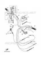 GUIDON ET CABLES pour Yamaha RAPTOR 2003