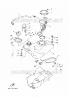 RESERVOIR A ESSENCE pour Yamaha GRIZZLY 2007