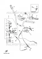GUIDON ET CABLES pour Yamaha GRIZZLY 2007