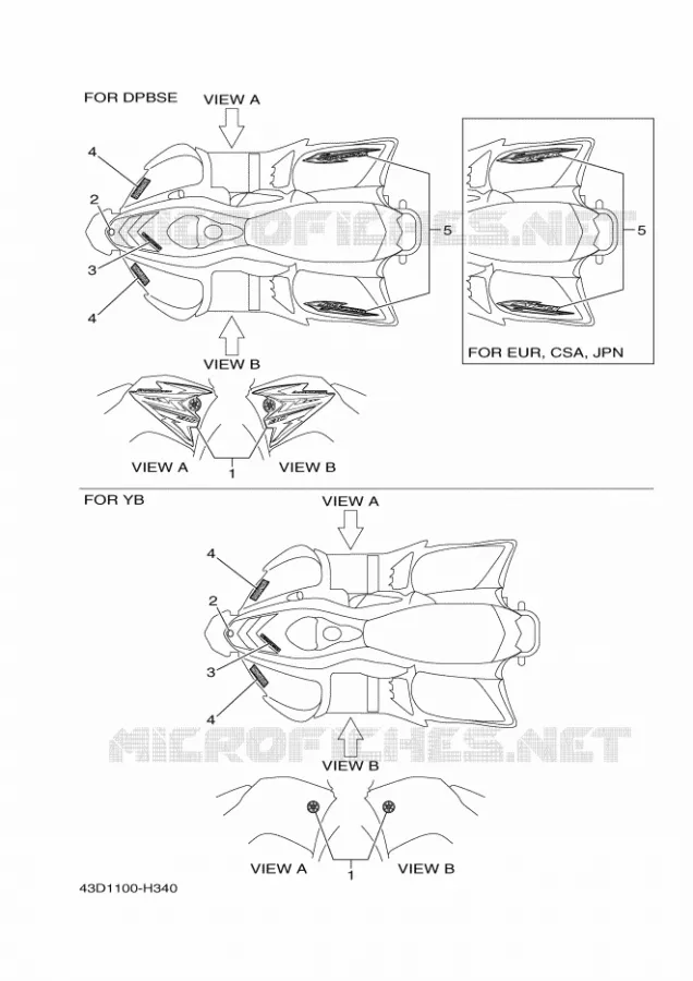 EMBLEME Yamaha QUAD 90 2009 RAPTOR  YFM90R