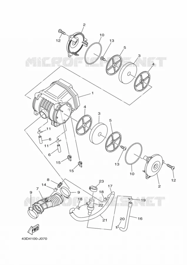 ADMISSION Yamaha QUAD 90 2010 RAPTOR  YFM90R