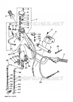 GUIDON ET CABLES pour Yamaha BLASTER 1999