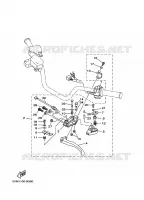 COMMODO / LEVIER pour Yamaha BLASTER 2003