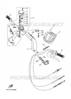 GUIDON ET CABLES pour Yamaha BLASTER 2003
