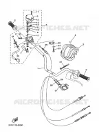 GUIDON ET CABLES pour Yamaha BLASTER 2007
