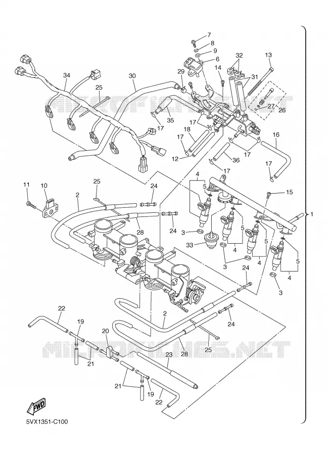 ADMISSION 2 Yamaha MOTO 600 2004 FAZER  FZ6-SS