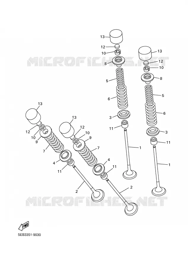 SOUPAPE Yamaha MOTO 600 2006 FAZER  FZ6-SS