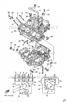 CARTER MOTEUR pour Yamaha FZ 1986