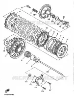 EMBRAYAGE DE DEMARREUR pour Yamaha FZ 1986