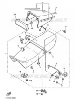 SELLE pour Yamaha FZ 1986