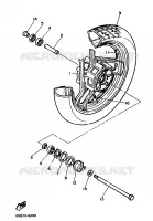ROUE AVANT pour Yamaha FZ 1986