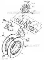 ETRIER DE FREIN AVANT pour Yamaha FZ 1986