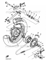 ROUE ARRIERE pour Yamaha FZ 1986