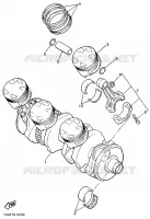 VILEBREQUIN / PISTON pour Yamaha FZ 1989