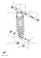 AMORTISSEUR ARRIERE pour Yamaha FZ 1989