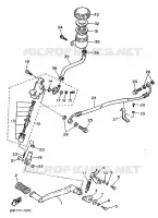 MAITRE CYLINDRE DE FREIN ARRIERE pour Yamaha FZ 1989