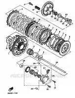 EMBRAYAGE DE DEMARREUR pour Yamaha FZ 1989
