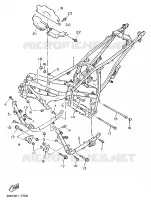 CADRE pour Yamaha FZ 1989
