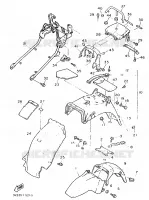GARDE BOUE pour Yamaha FZ 1989
