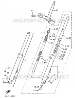 FOURCHE pour Yamaha FZ 1989