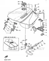 RESERVOIR A ESSENCE pour Yamaha FZ 1989