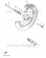 ROUE AVANT pour Yamaha FZ 1989