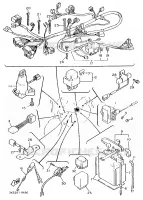 PARTIE ELECTRIQUE 2 pour Yamaha FZ 1989