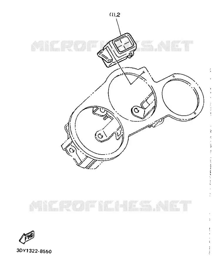 PIÈCES OPTIONNELLES Yamaha MOTO 750 1989 FZ  FZ750