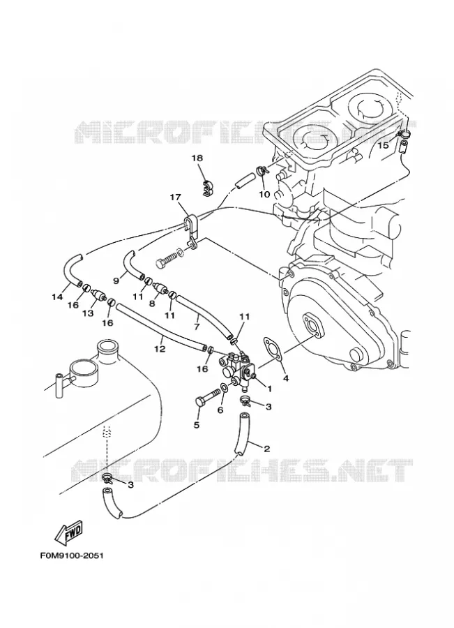 POMPE A HUILE Yamaha WAVERUNNER 700 2004 JET  JET FOR XL700