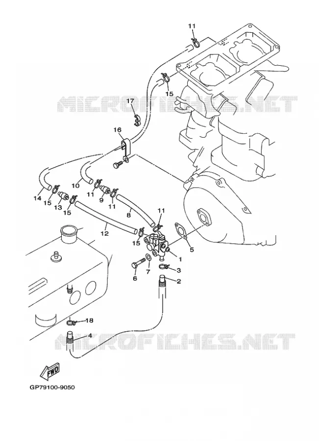 POMPE A HUILE Yamaha WAVERUNNER 760 2000 JET  JET FOR GP760