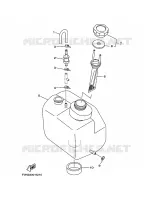 RESERVOIR D'HUILE pour Yamaha JET 1999