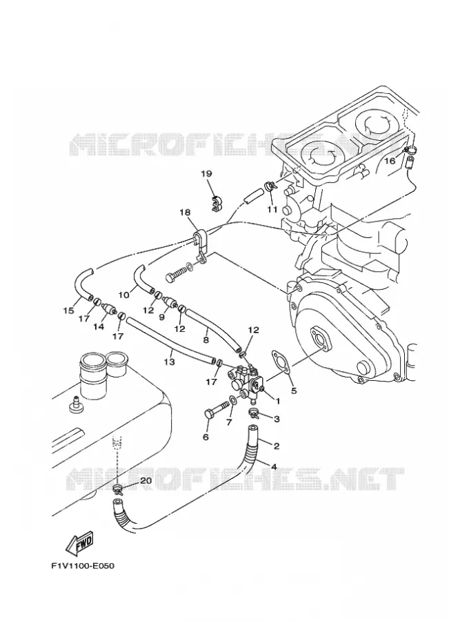 POMPE A HUILE Yamaha WAVERUNNER 700 2010 JET  VX700-J