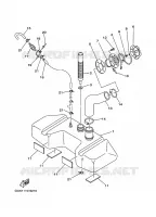 RESERVOIR D'HUILE pour Yamaha JET 2004