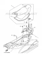 SELLE / SERRURE pour Yamaha JET 2008