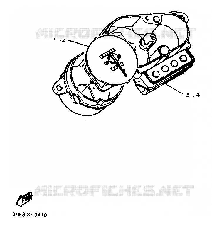 ALTERNATIVE COMPTEUR - ANGLETERRE Yamaha MOTO 600 1993 FZR  FZR600
