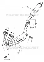 ECHAPPEMENT pour Yamaha FZR 1991