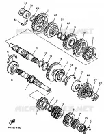 TRANSMISSION pour Yamaha FZR 1991