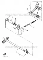 AXE DE SELECTEUR / PEDALE pour Yamaha FZR 1991