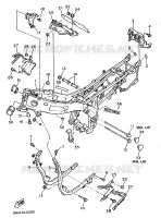 CADRE pour Yamaha FZR 1991