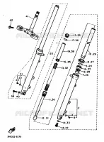 FOURCHE pour Yamaha FZR 1991