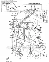 RESERVOIR A ESSENCE pour Yamaha FZR 1991