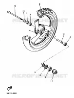 ROUE AVANT pour Yamaha FZR 1991
