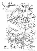 CARENAGE AVANT pour Yamaha FZR 1991