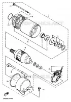 DEMARREUR pour Yamaha FZR 1991