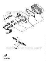 FEU ARRIERE pour Yamaha FZR 1991