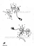 COMMODO / LEVIER pour Yamaha FZR 1991