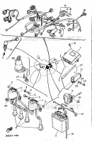 PARTIE ELECTRIQUE 1 pour Yamaha FZR 1991