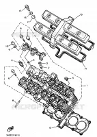 CULASSE pour Yamaha FZR 1989