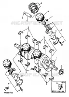 VILEBREQUIN / PISTON pour Yamaha FZR 1989